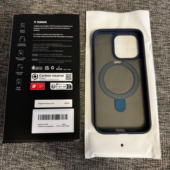 IPHONE 13 Pro Mag safe case with ring and kick stand by Torras EUC - Picture 2 of 2